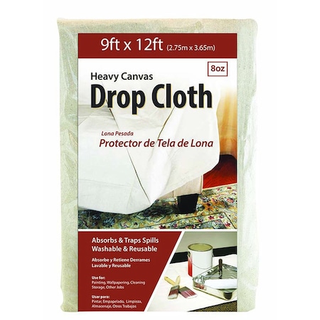 Jones Stephens 9ft x 12ft Cotton Canvas Drop Cloth G02011